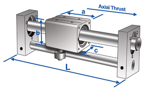ARS Linear Drive Assembly Specifications Drawing